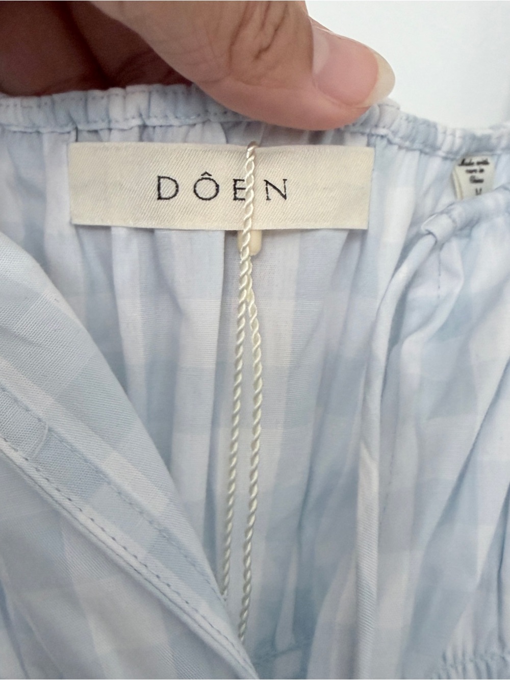 Doen Quilla Dress size M in Marjorie Gingham - Picture 4 of 12